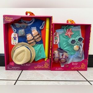 Our Generation By the Beach and Marvelous Mermaid Outfit Sets